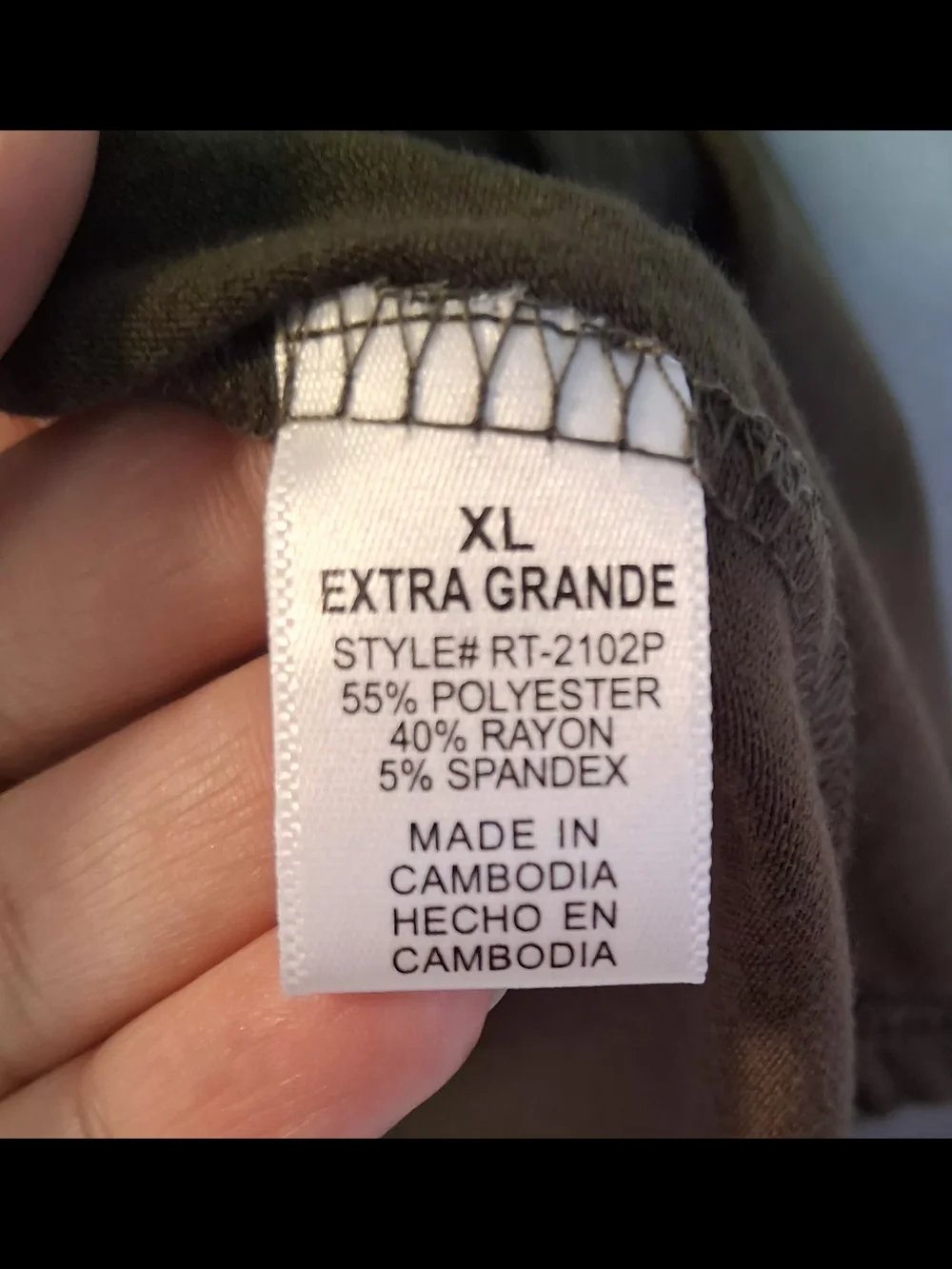 Zenana Outfitters Olive Curved-Hem Long Sleeve Top - Picture 9 of 9